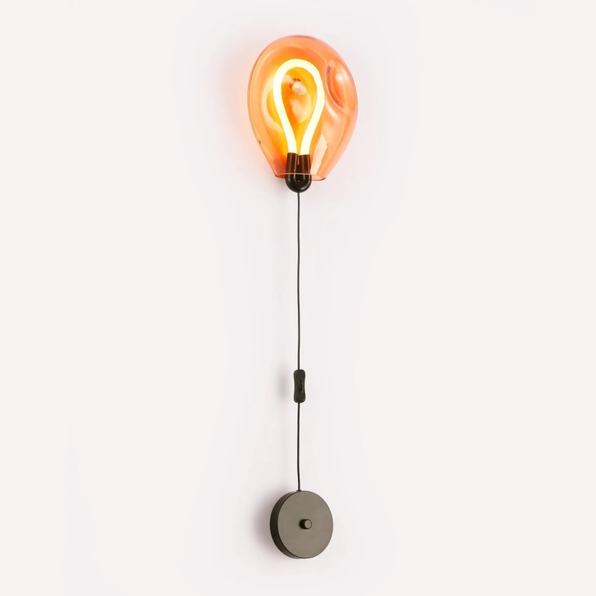 Aplique de pared LED cristal "GLOBO" 8W - Colores