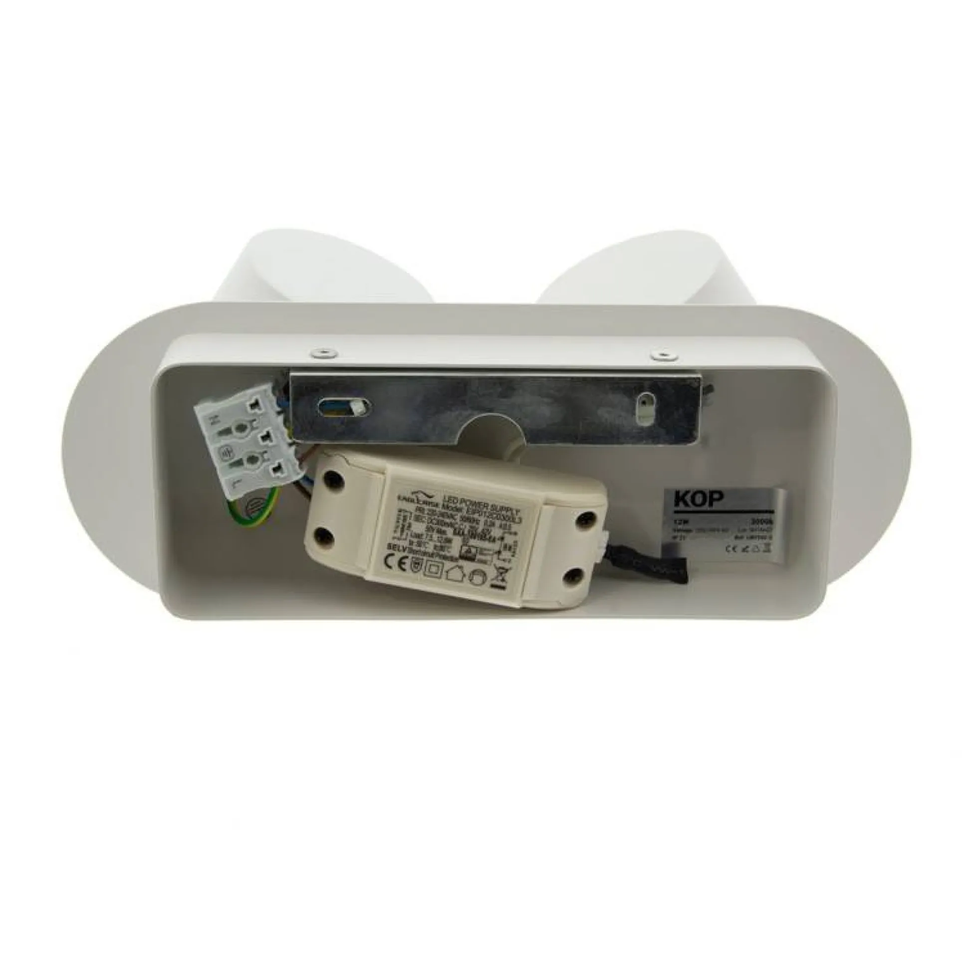 Aplique de pared LED doble "KOP-2" orientable 12W