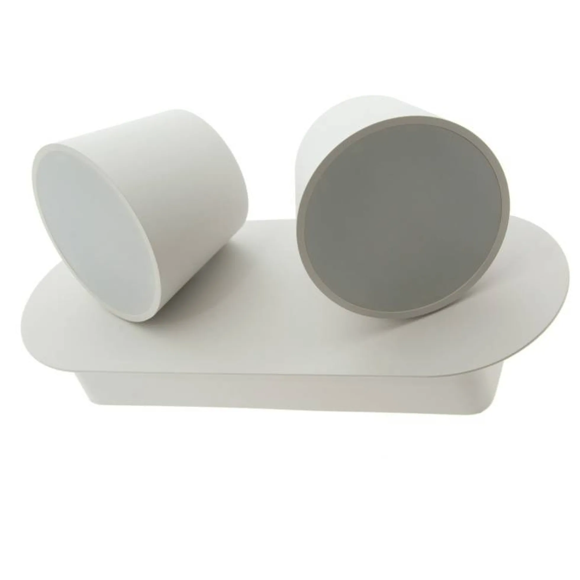 Aplique de pared LED doble "KOP-2" orientable 12W