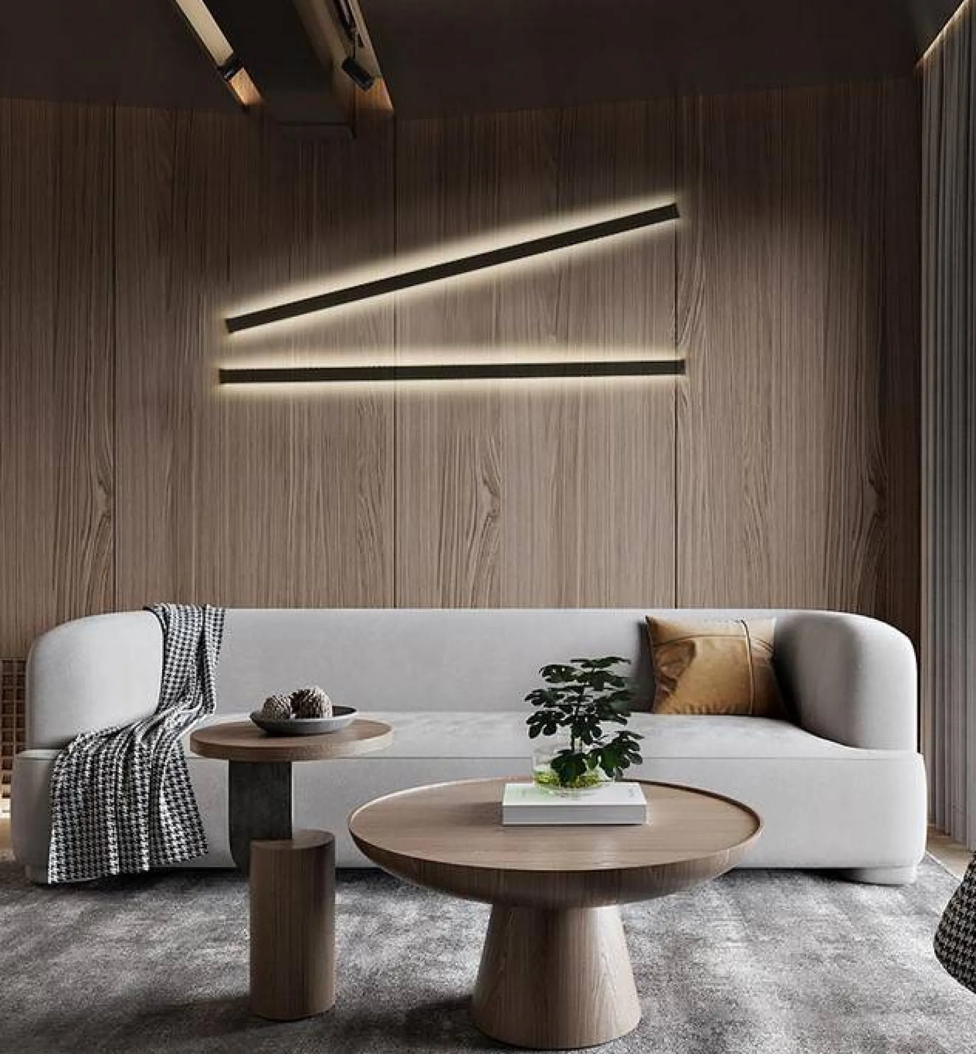 Aplique de pared LED "ETSO-1200" 120cm 24W