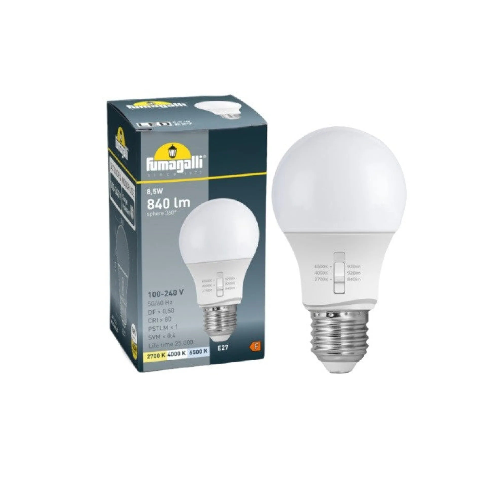 Aplique de pared LED inclinado FUMAGALLI "Amelia Wall" - E27 - IP55
