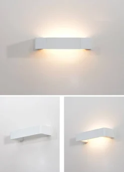 Aplique de pared LED interior bidireccional "Etso" - 6W - 3000K - 30cm