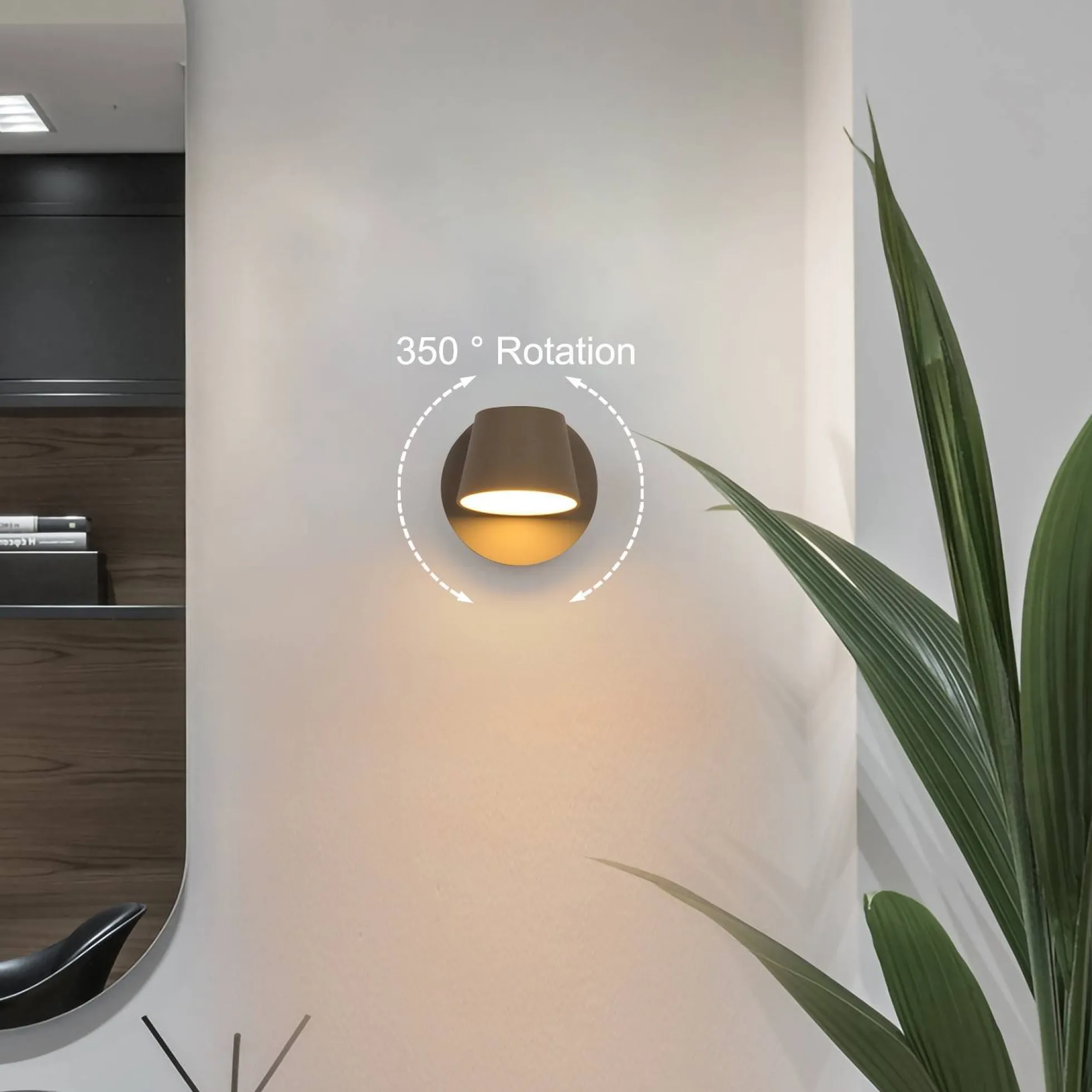 Aplique de pared LED "KOP" orientable 6W