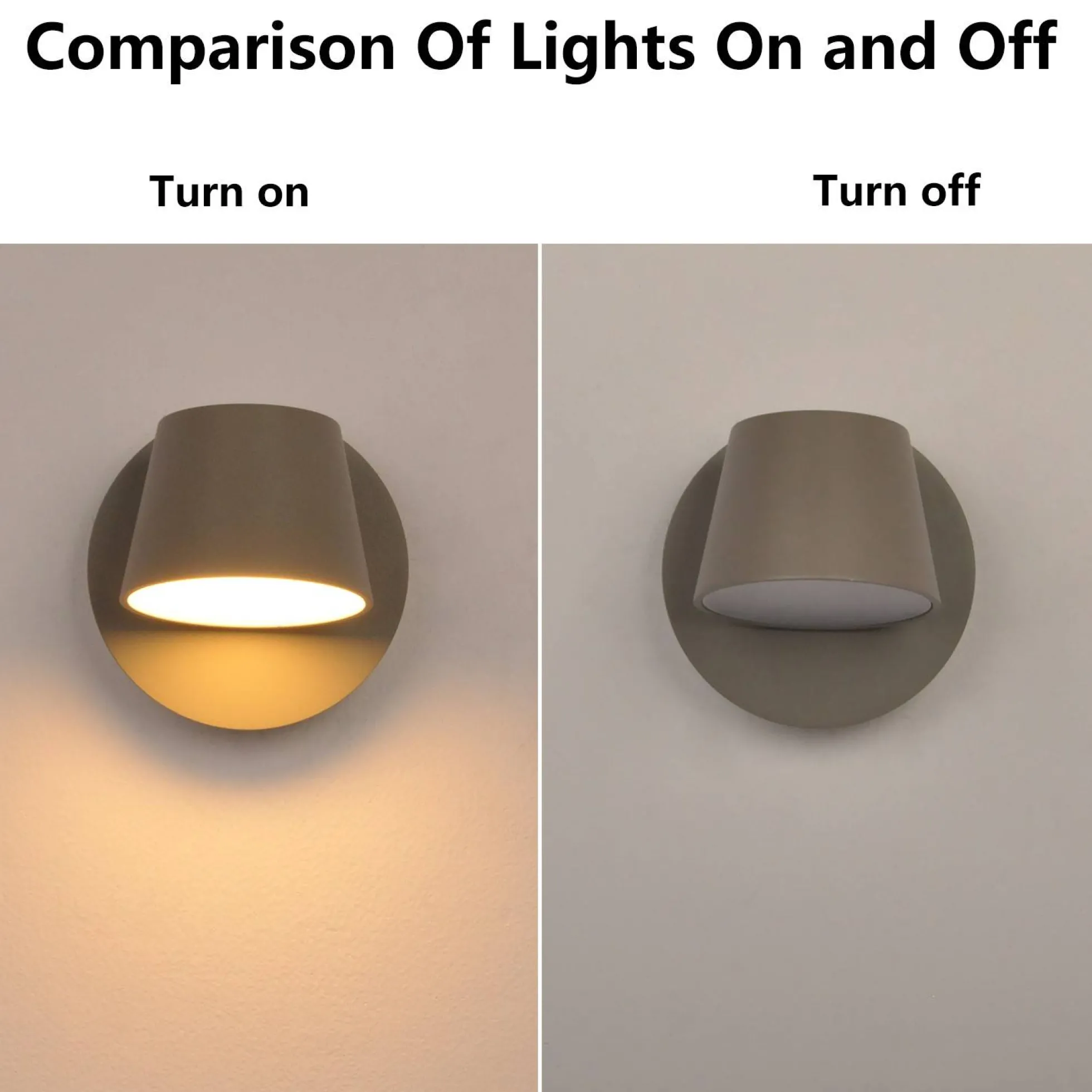 Aplique de pared LED "KOP" orientable 6W