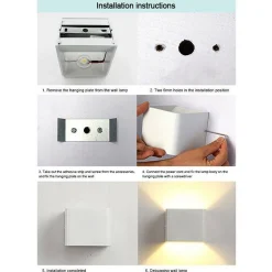 Aplique de pared LED 