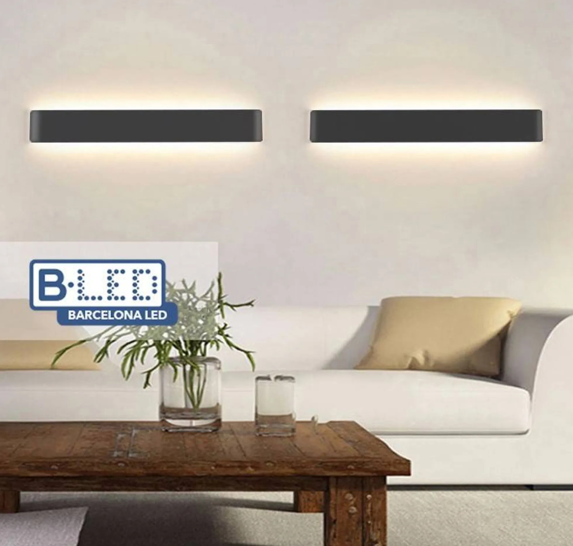 Aplique de pared LED nórdico "SILEA" 19W 1800 Lumens
