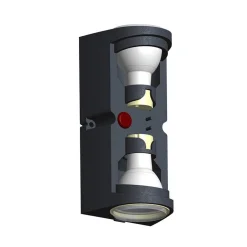Aplique de pared LED up & down FUMAGALLI MARTA GU10 2x3,5W