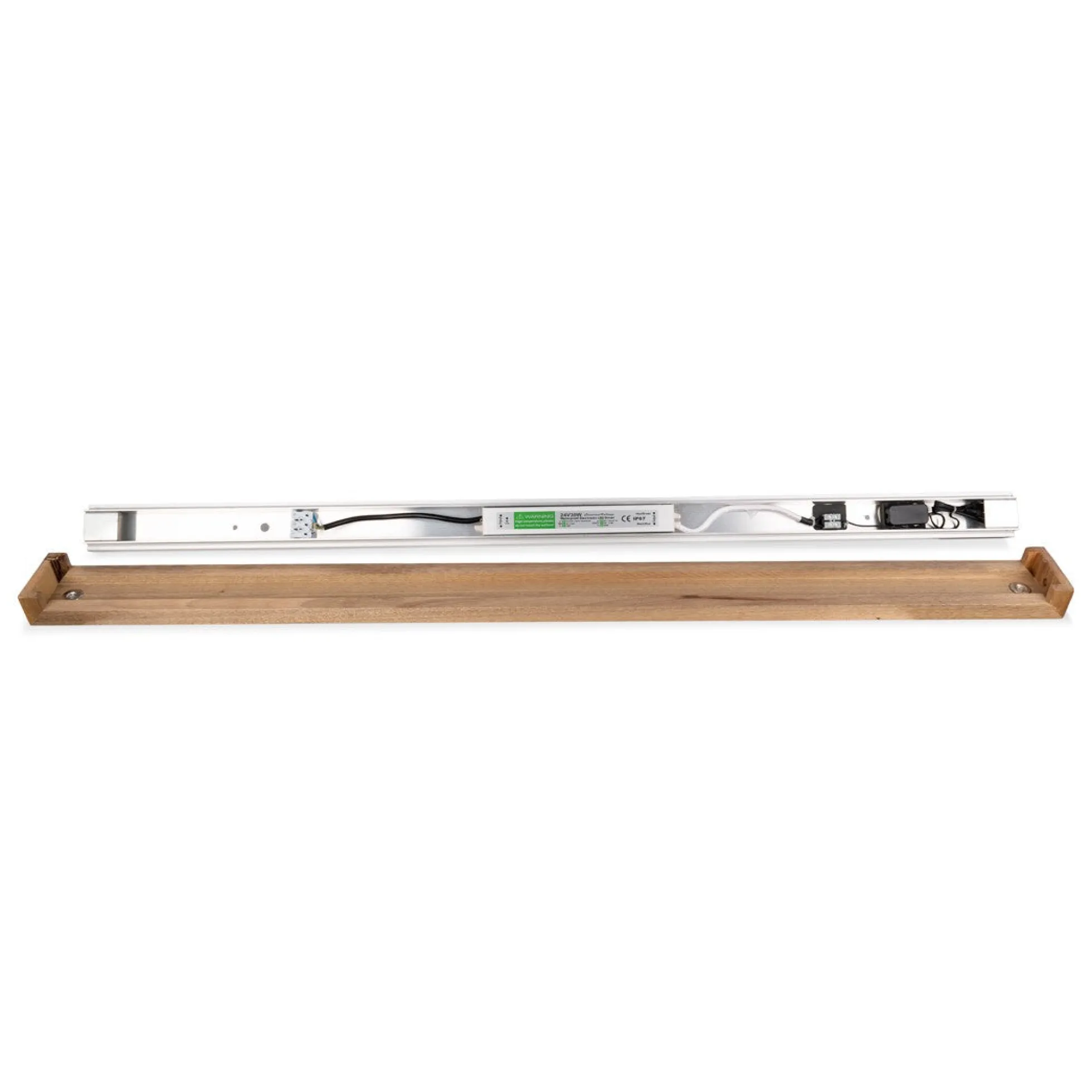 Aplique de pared lineal madera "Wooden" - Dimmable - 24W - 100cm