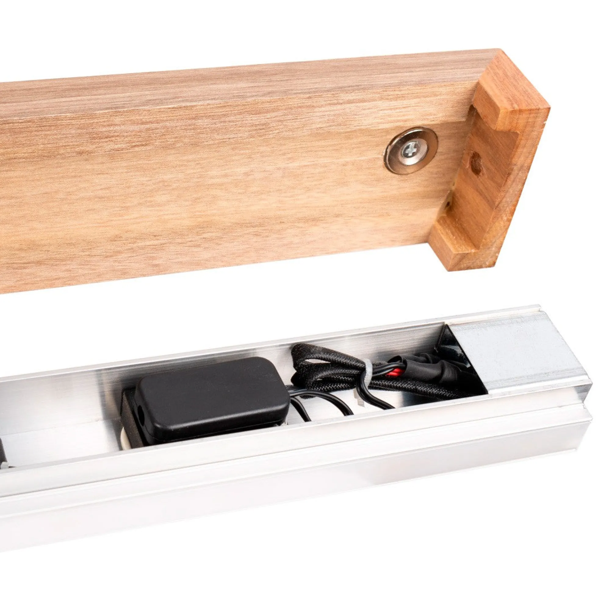 Aplique de pared lineal madera "Wooden" - Dimmable - 24W - 100cm