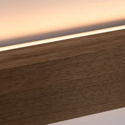 Aplique de pared lineal madera