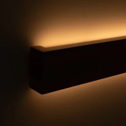 Aplique de pared lineal madera