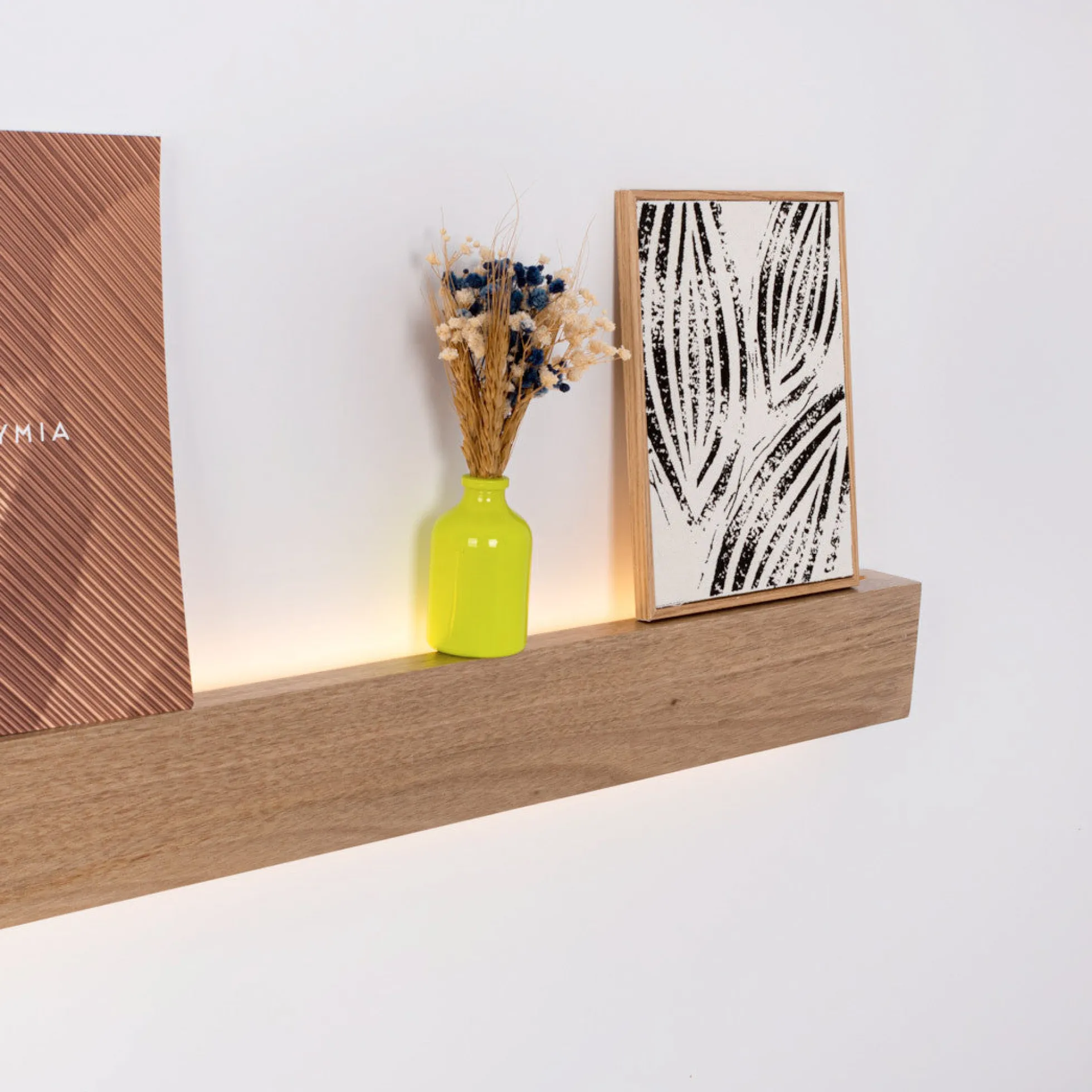 Aplique de pared lineal madera "Wooden" - 26W - 100cm - Driver Philips