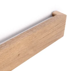 Aplique de pared lineal madera