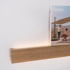 Aplique de pared lineal madera