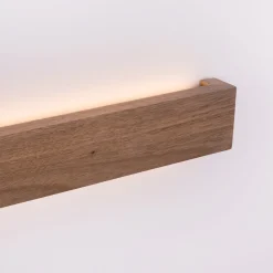Aplique de pared lineal madera