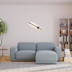 Aplique de pared minimalista lineal