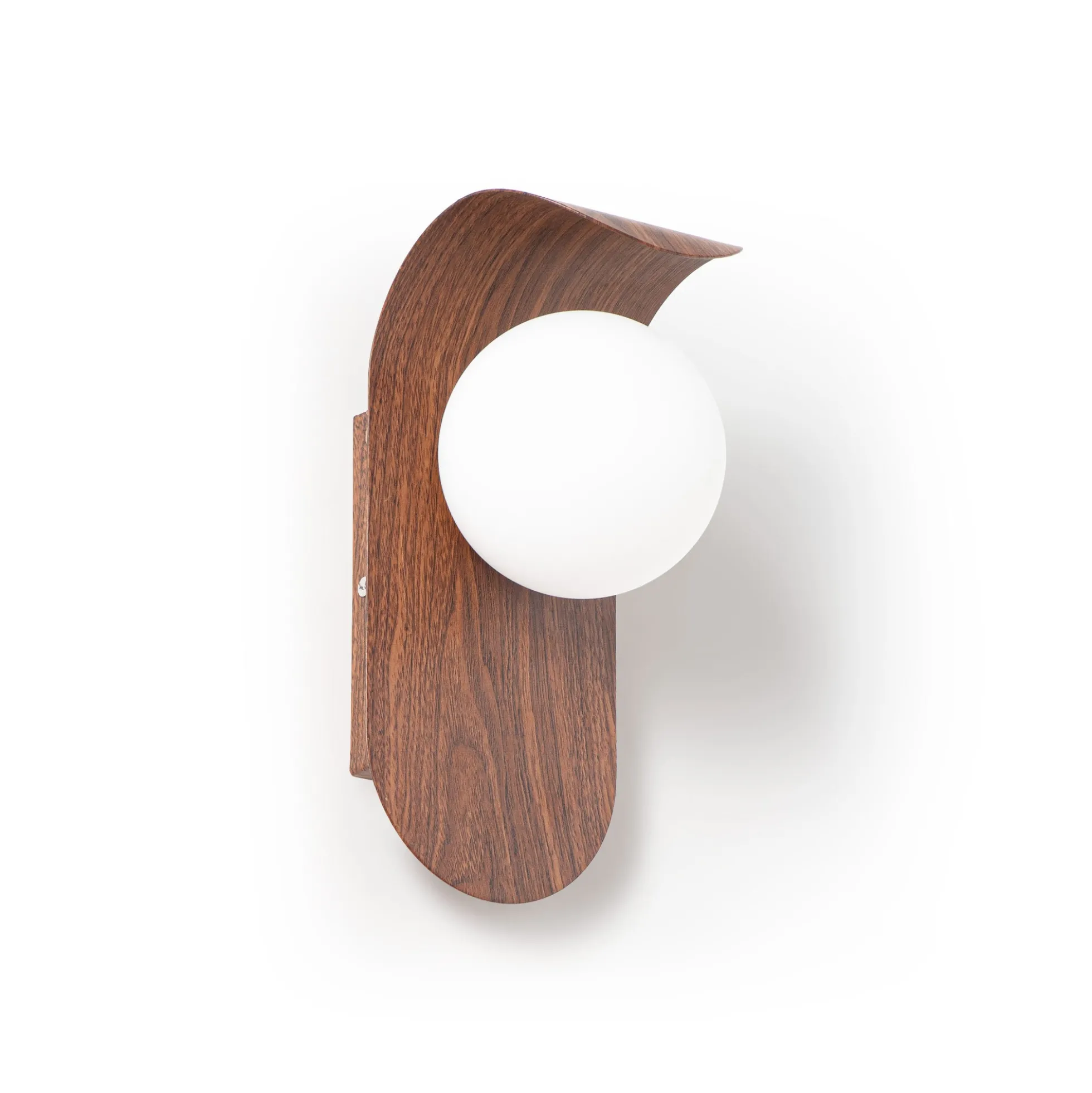 Aplique de pared "NARA" - Efecto madera - G9