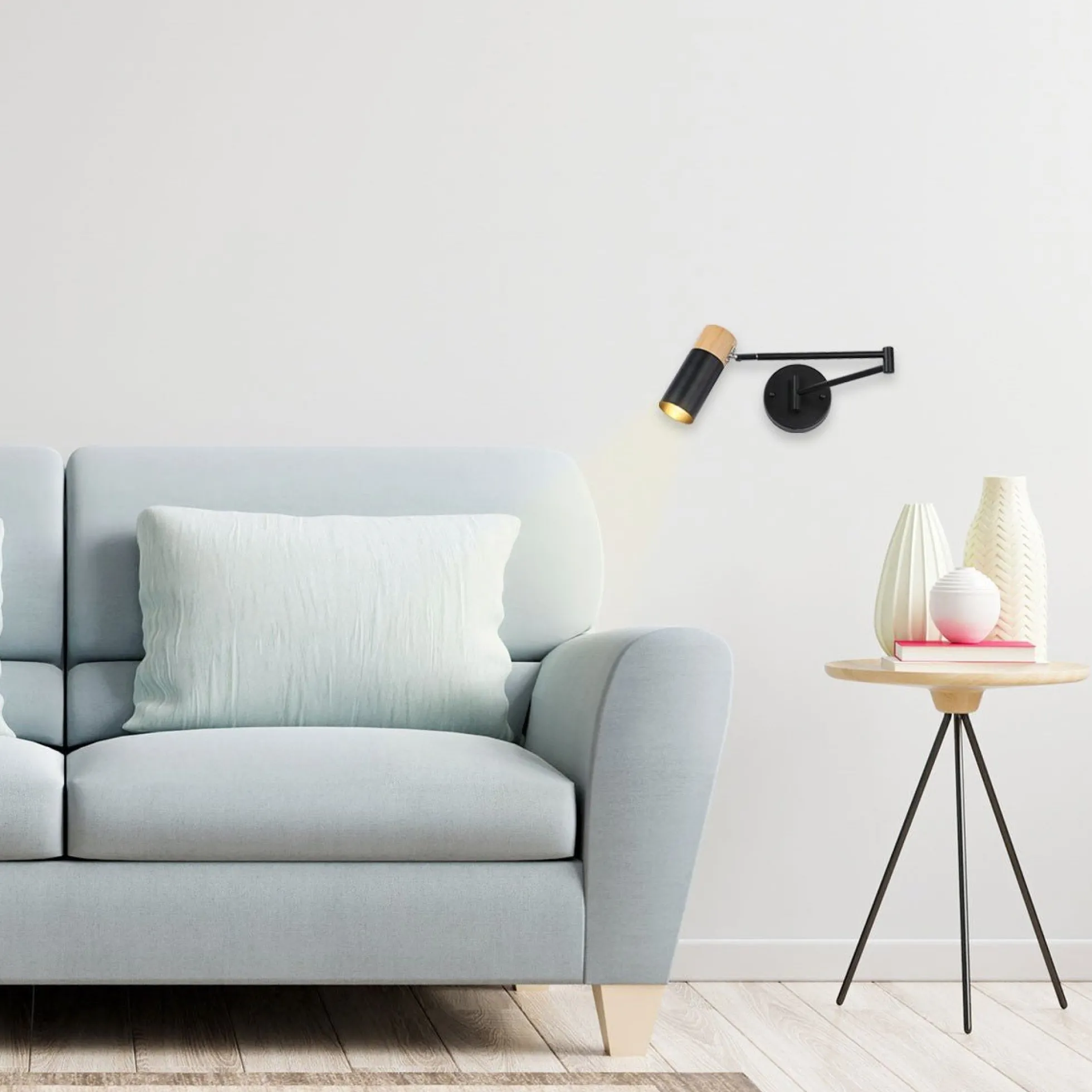 Aplique de pared nórdico extensible "LOGAN" - E27 G45