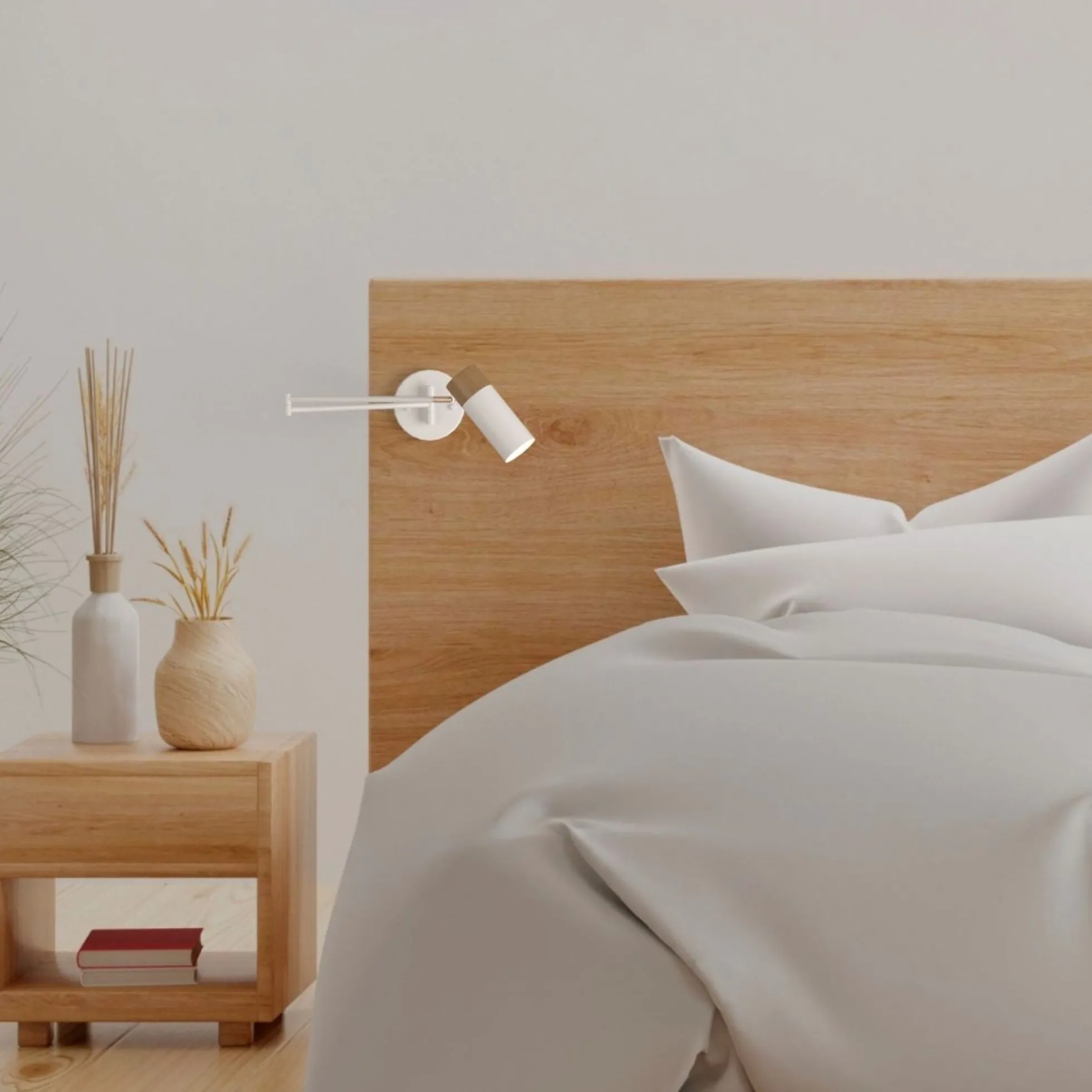 Aplique de pared nórdico extensible "LOGAN" - E27 G45