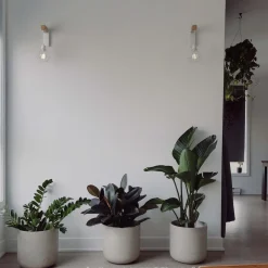 Aplique de pared nórdico jaula 