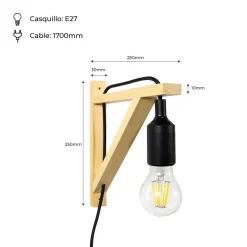 Aplique de pared nórdico