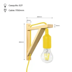 Aplique de pared nórdico