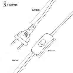 Aplique de pared orientable
