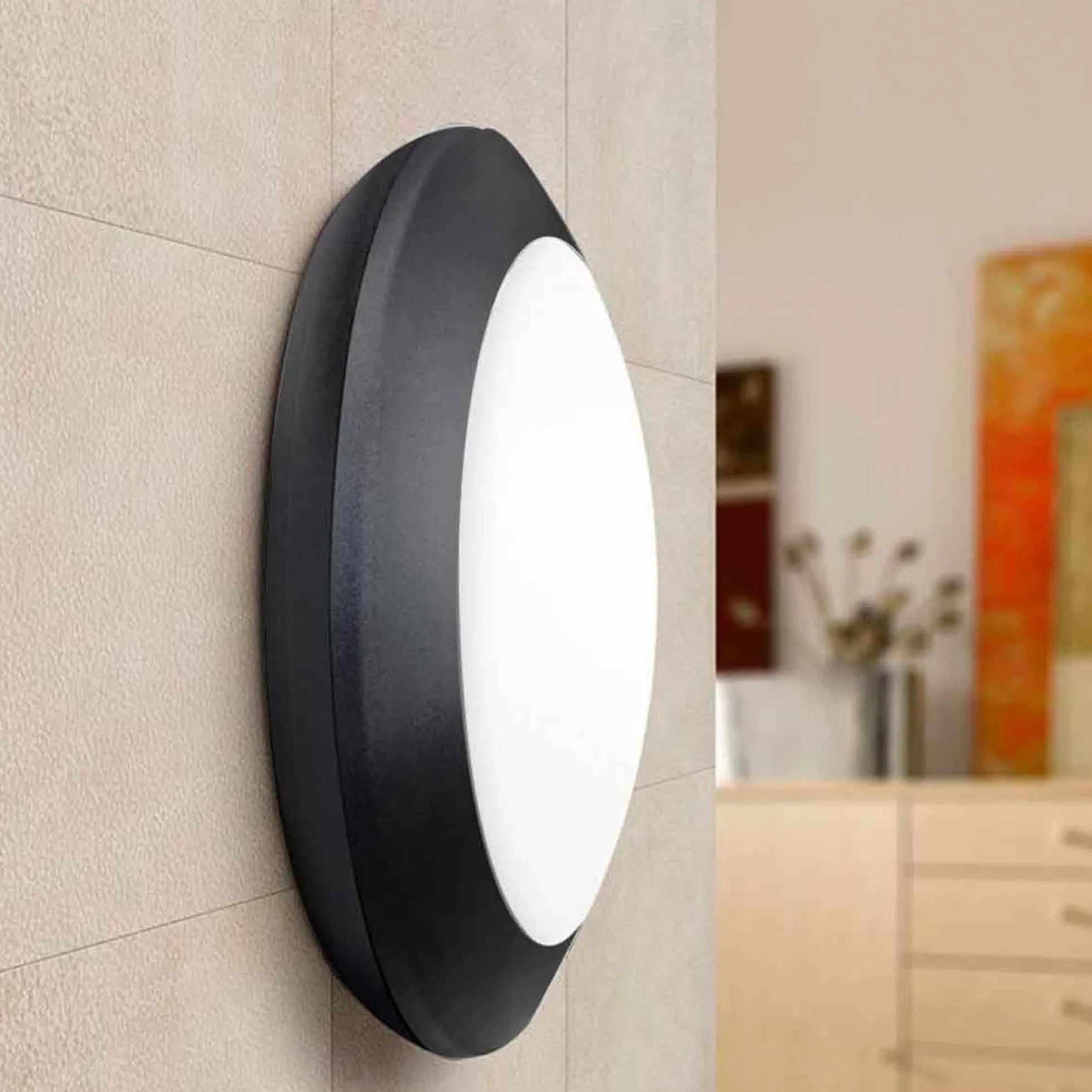 Aplique de pared o techo con sensor FUMAGALLI BERTA E27