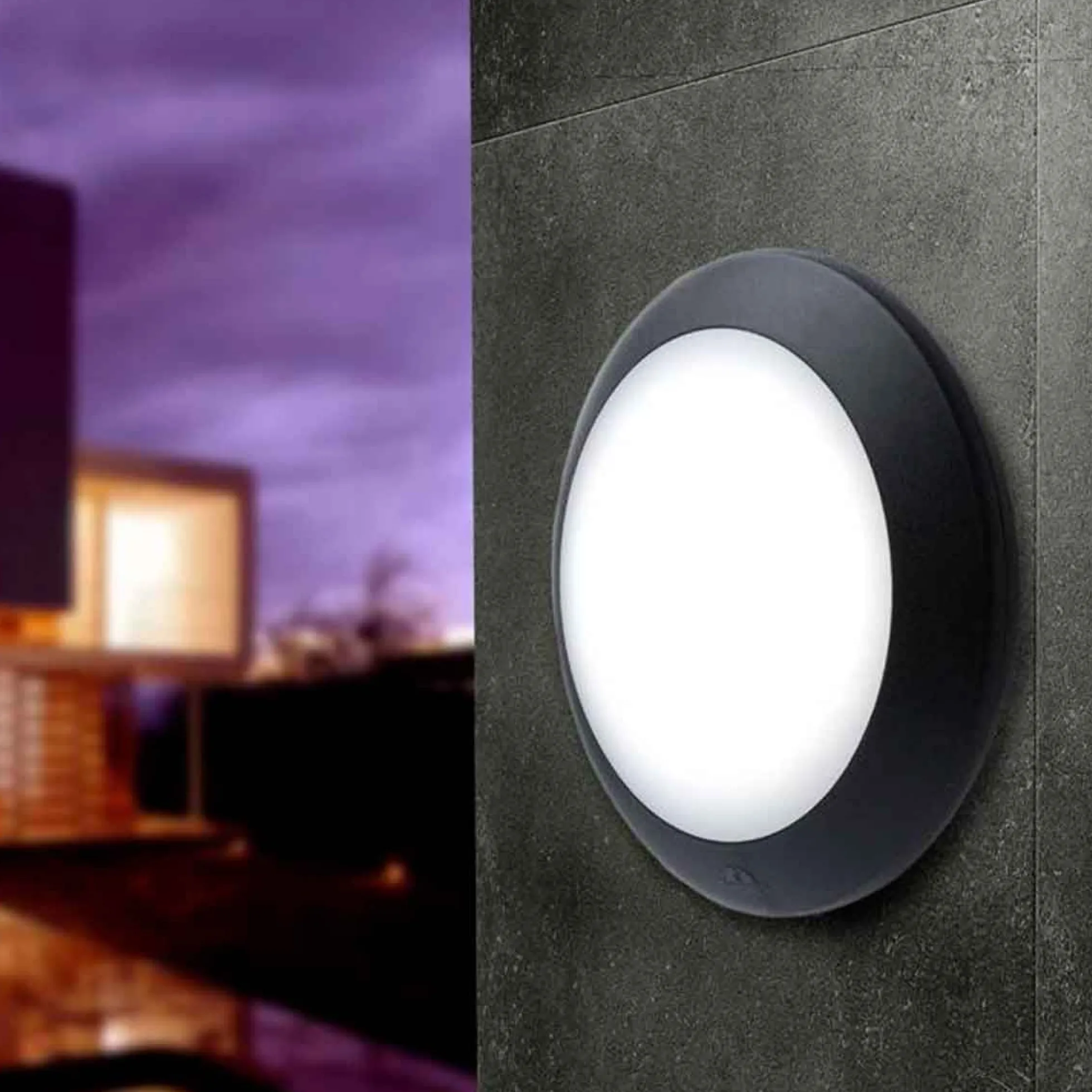 Aplique de pared o techo con sensor FUMAGALLI BERTA E27