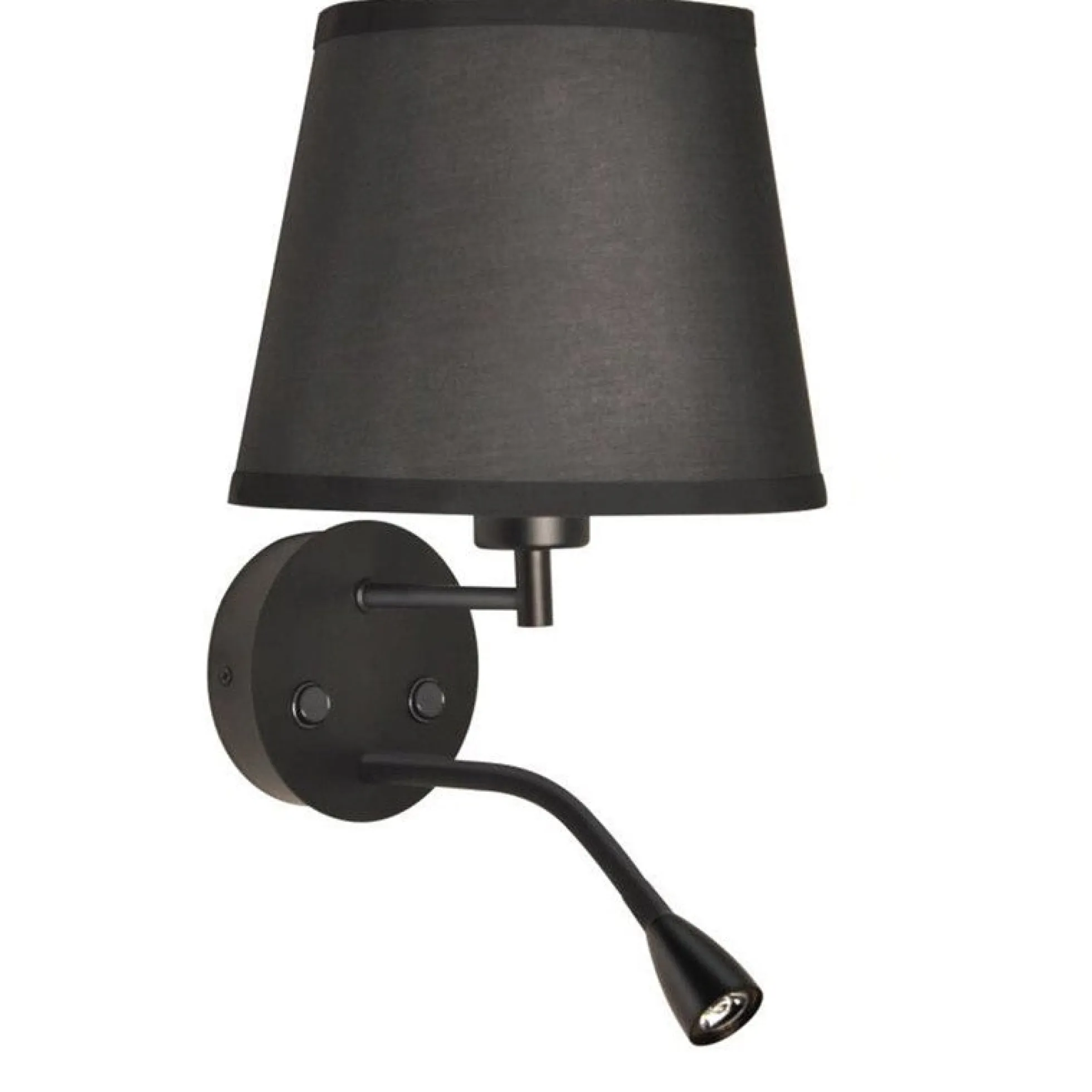 Aplique de pared "PAIR" E27 con foco LED de lectura 3W
