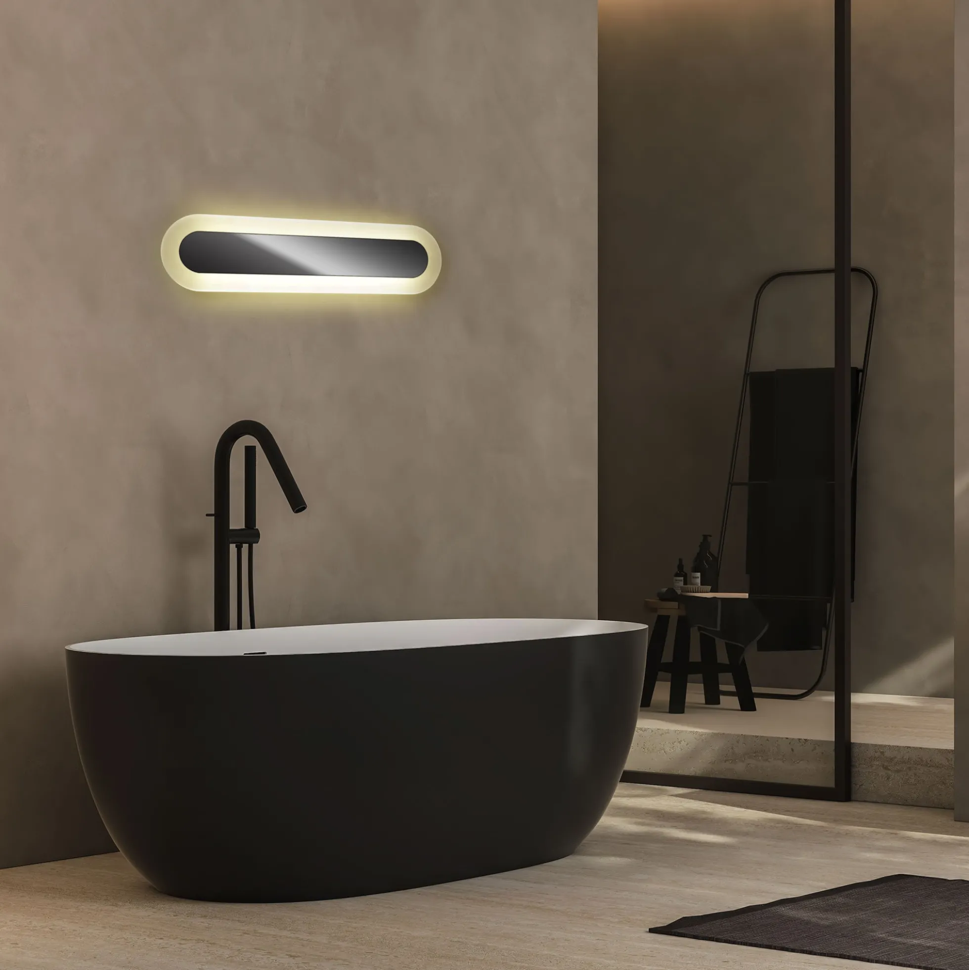 Aplique de pared para baño - 10W - 60 cm - 4000K