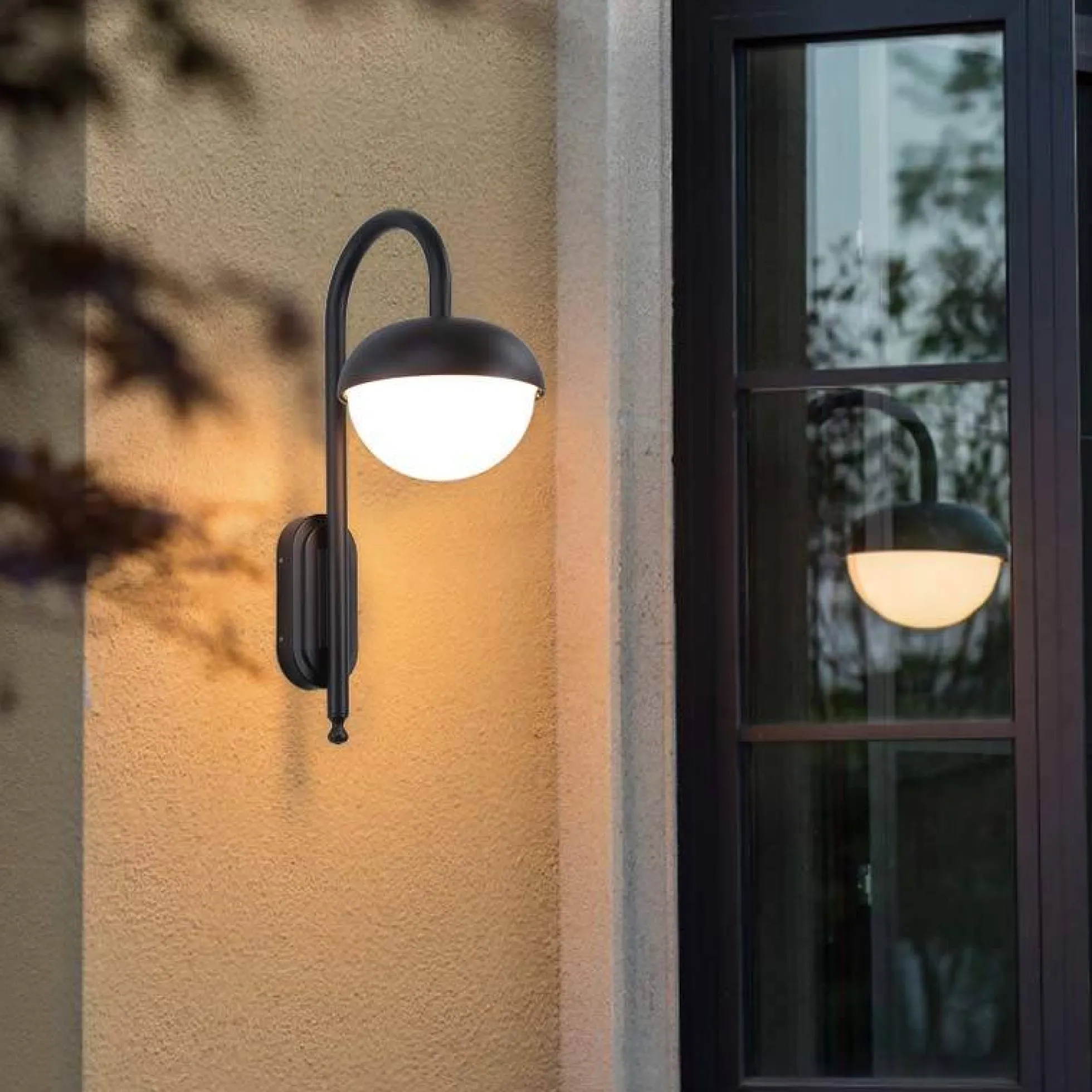 Aplique de pared para exterior "GRAHAM" E27 IP44