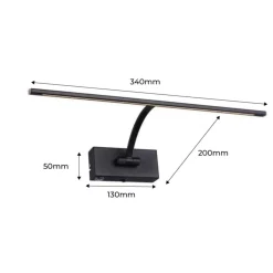 Aplique de pared para iluminación de cuadros LED 6W ajustable