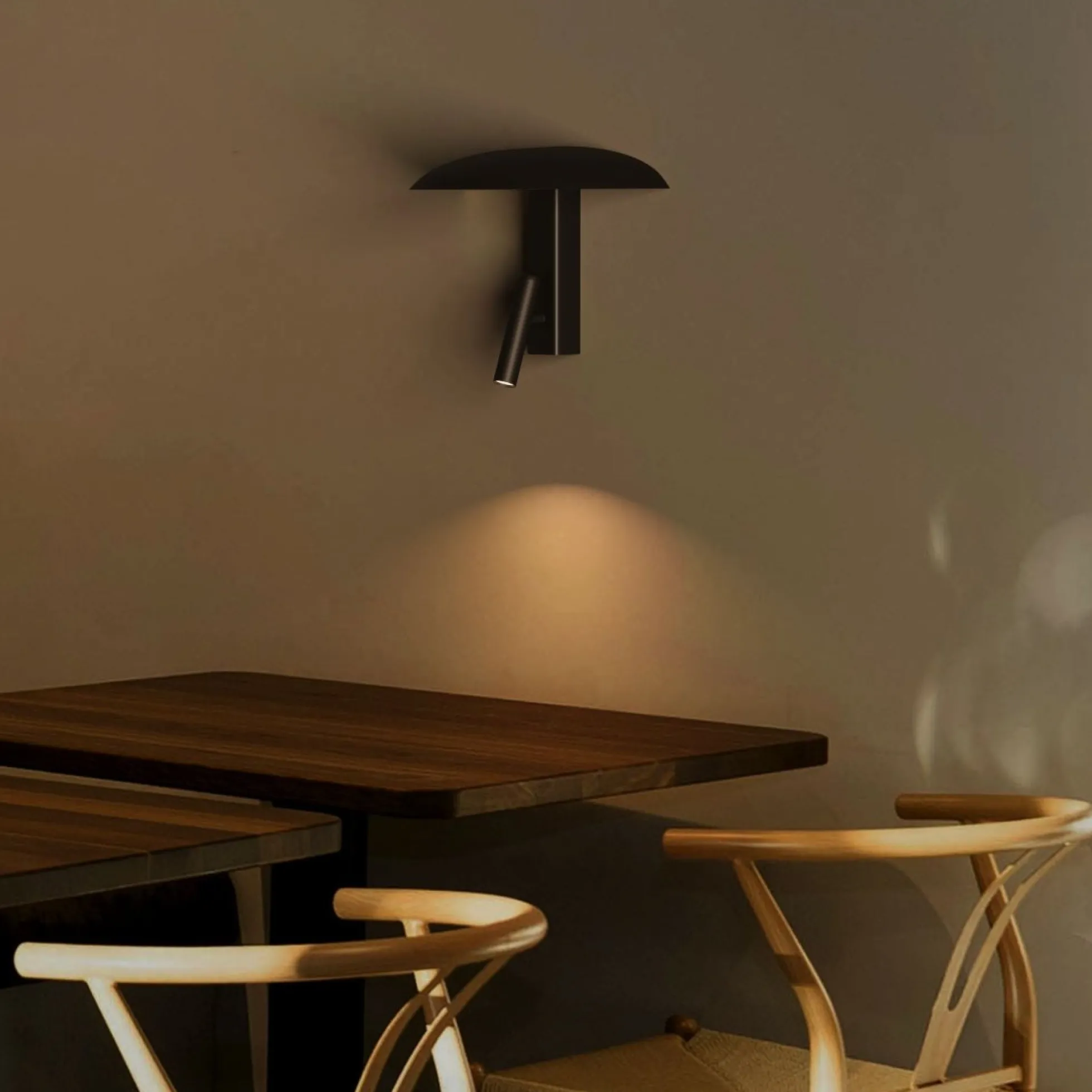 Aplique de pared para lectura "AKARI" - 3W - 2700K