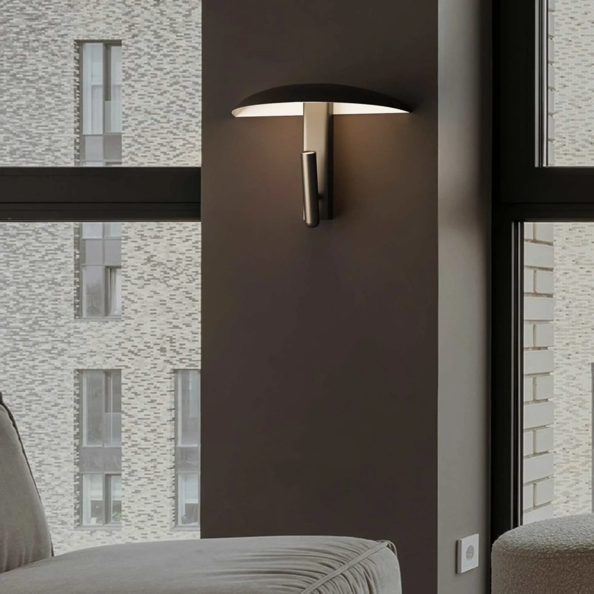 Aplique de pared para lectura "AKARI" - 3W - 2700K