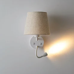 Aplique de pared para lectura "MAR II" - E27 + Foco LED flexible