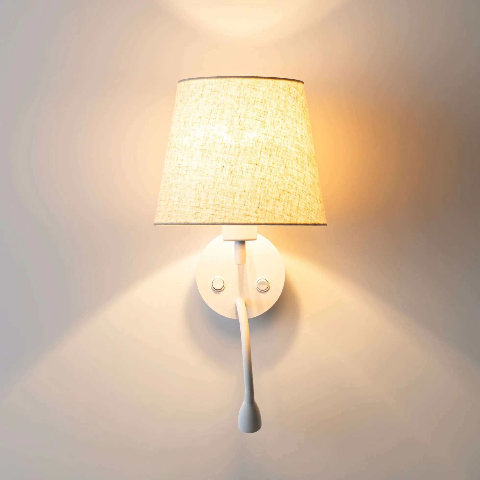 Aplique de pared para lectura "MAR II" - E27 + Foco LED flexible