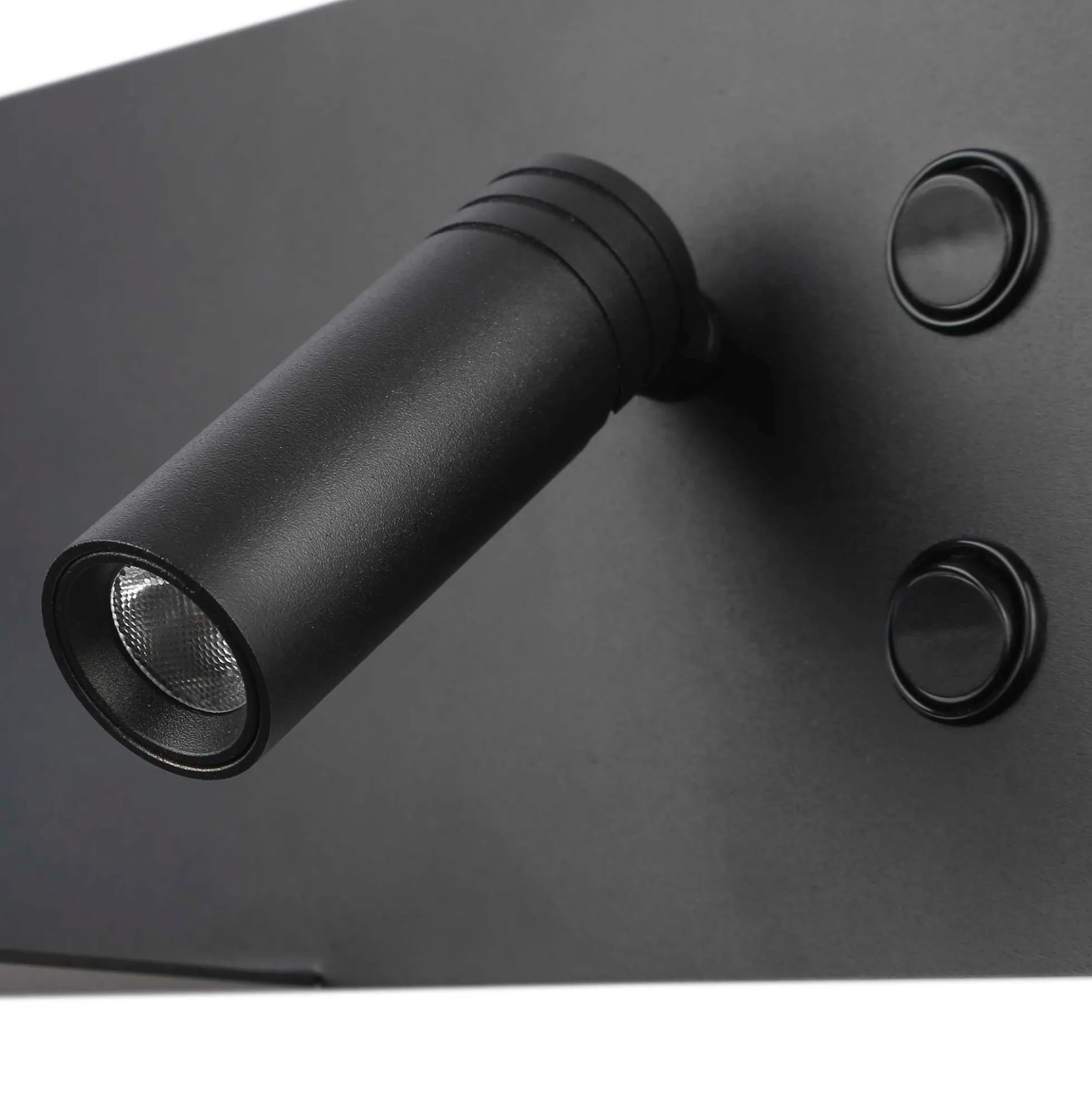 Aplique de pared para lectura con puerto USB "Kerta" - Iluminación doble - 3W+7W, lado derecho