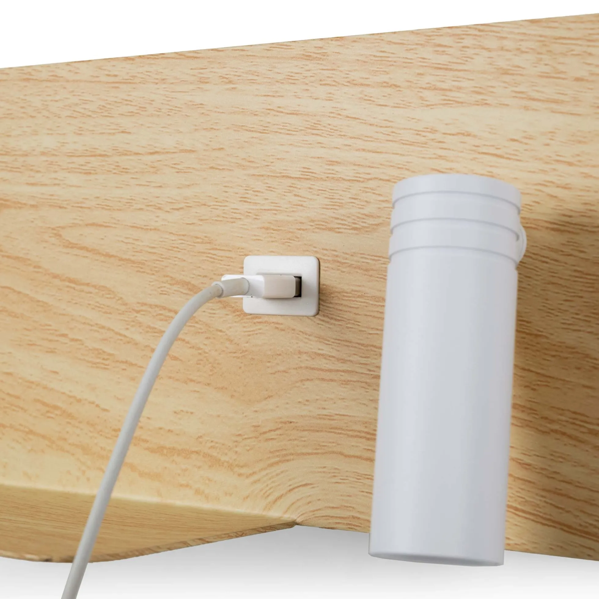 Aplique de pared para lectura con puerto USB "Kerta" - Iluminación doble - 3W+7W, lado derecho