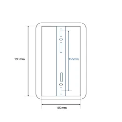 Aplique de pared para lectura con puerto USB