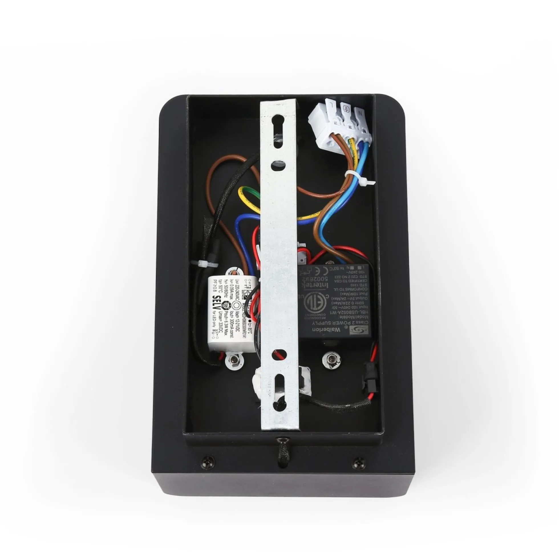 Aplique de pared para lectura con puerto USB "BASKOP W" - 6W - Base carga inalámbrica