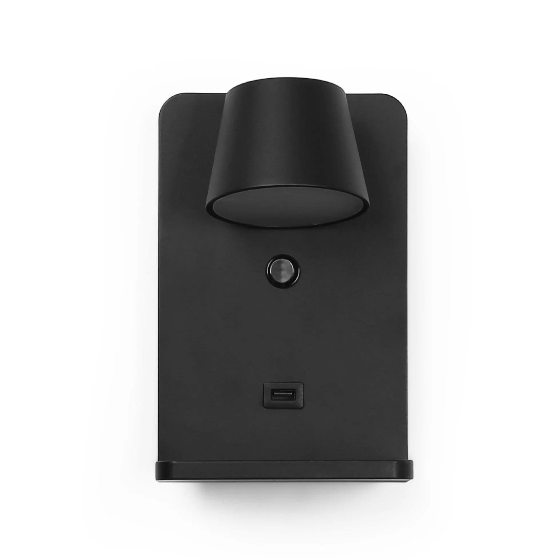 Aplique de pared para lectura con puerto USB "BASKOP W" - 6W - Base carga inalámbrica