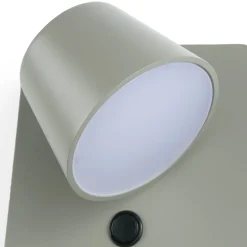 Aplique de pared para lectura con puerto USB