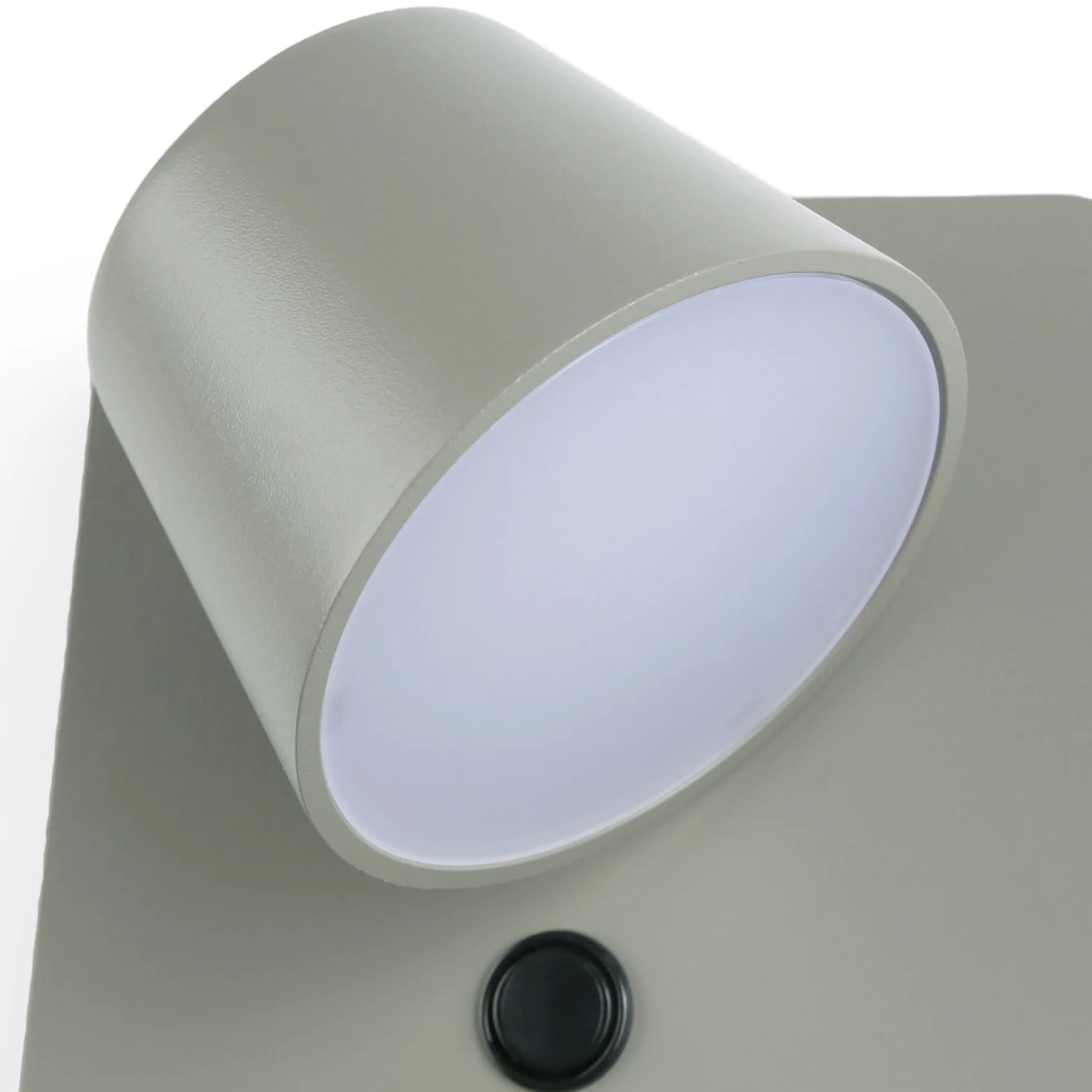Aplique de pared para lectura con puerto USB "BASKOP W" - 6W - Base carga inalámbrica