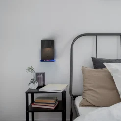 Aplique de pared para lectura con puerto USB