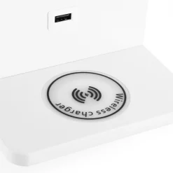 Aplique de pared para lectura con puerto USB