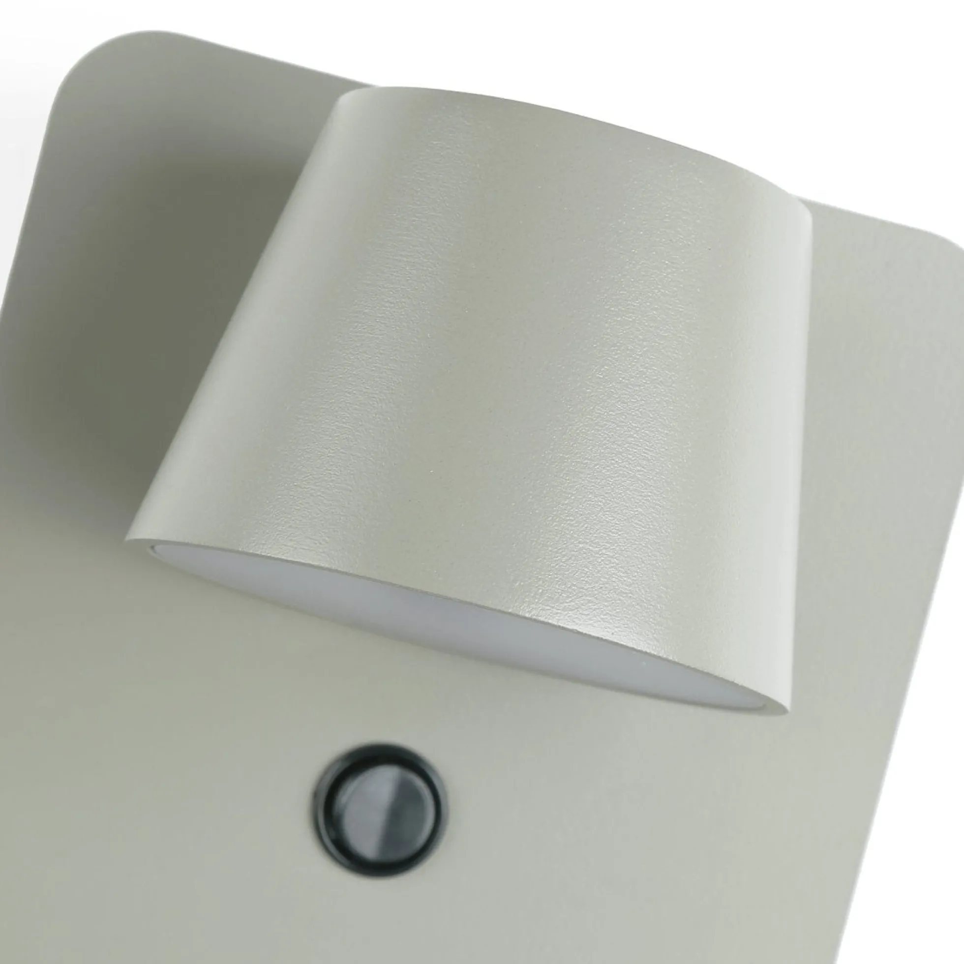 Aplique de pared para lectura con puerto USB "BASKOP W" - 6W - Base carga inalámbrica