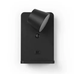 Aplique de pared para lectura con puerto USB