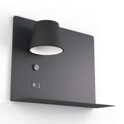 Aplique de pared para lectura con puerto USB