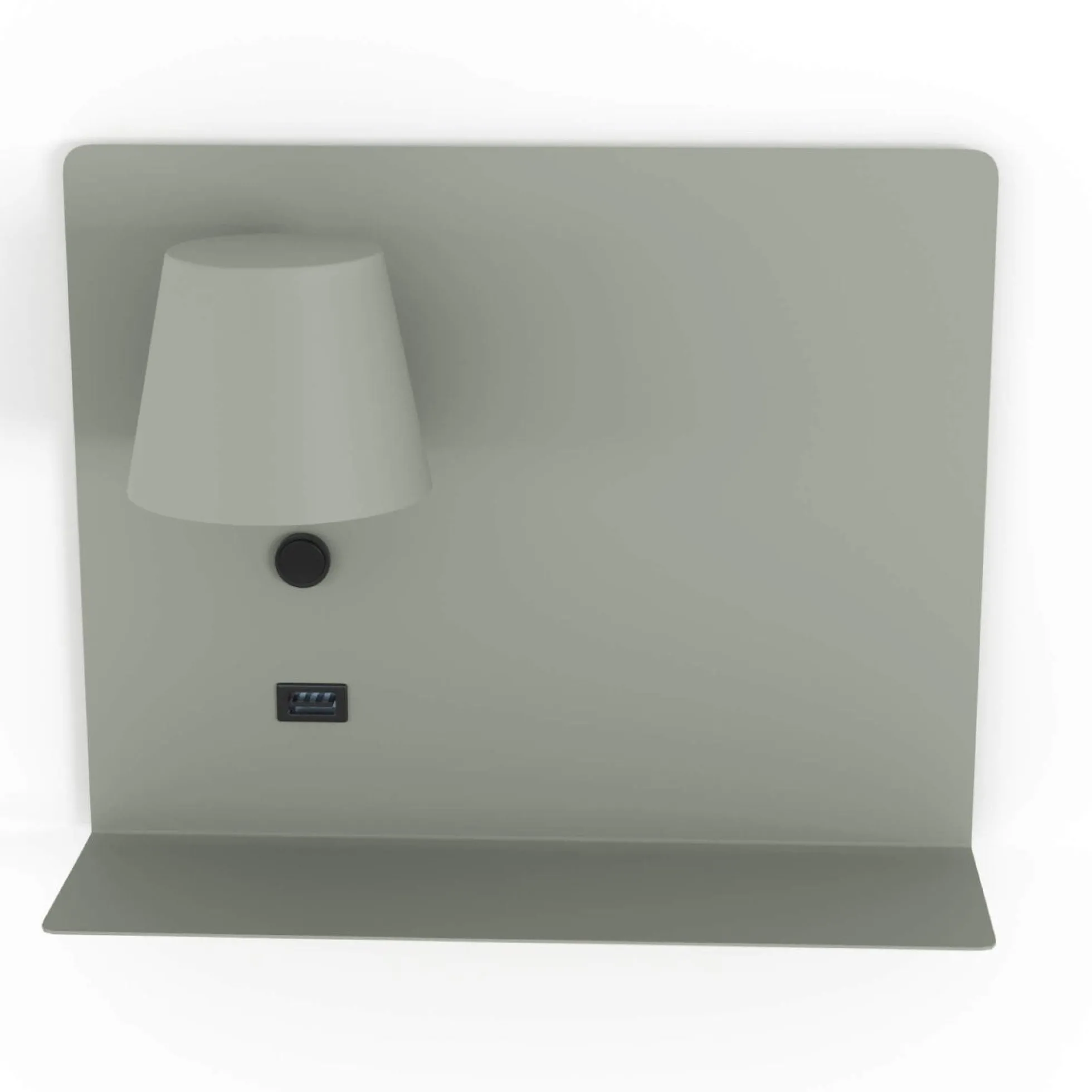 Aplique de pared para lectura con puerto USB "BASKOP" - 6W - Izquierda